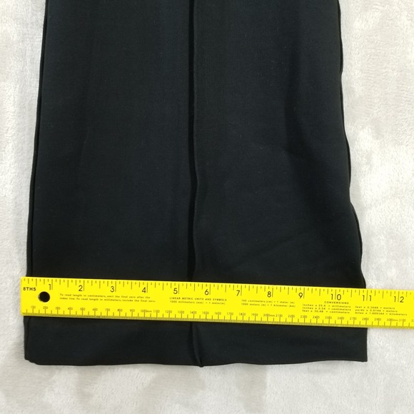 Spanx Hi Rise Flare Perfect Pants Women Black Petite M Pull On Stretch Career - Picture 9 of 12